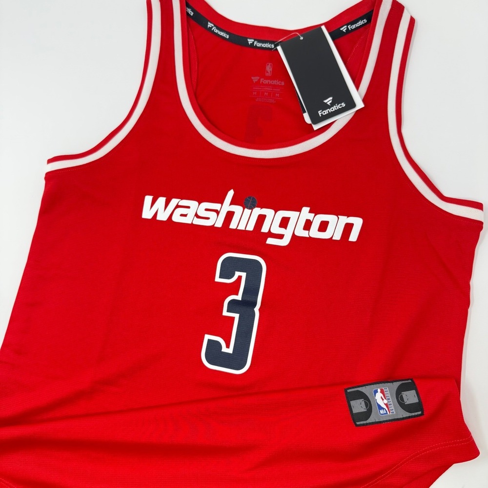 Fanatics Washington Wizards Bradley Beal 3 NBA Jersey Red Women Medium NEW